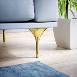 Set Of 4 Furniture Legs, Couch Brass Sofa Gold Cabinet Bed Funnel Replacement