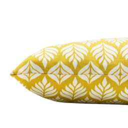 Scandi Minimalist Leaf Cushion. Double Sided, 17x17 - thumbnail 2
