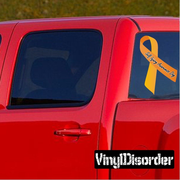 Self Injury Awareness Day Vinyl Wall Decal Or Car Sticker