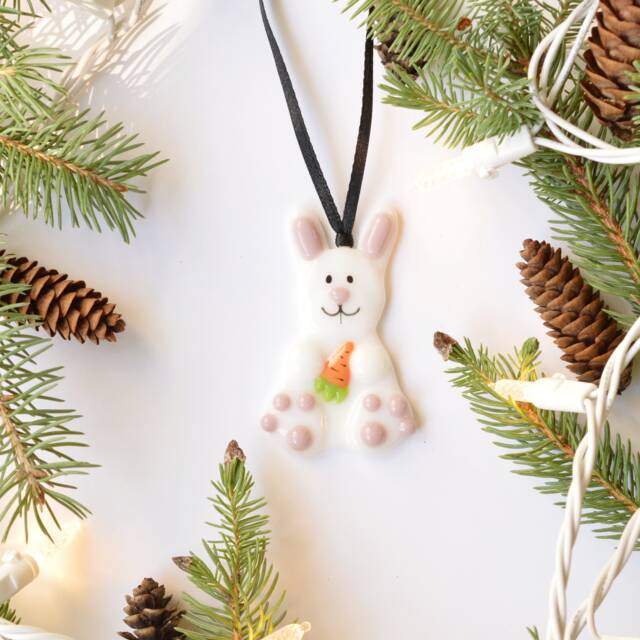 Bunny Ornament For Christmas Tree