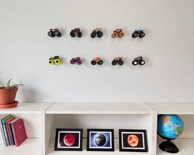3D Printed Monster Truck Wall Mount Kids' Room Decor - image 1