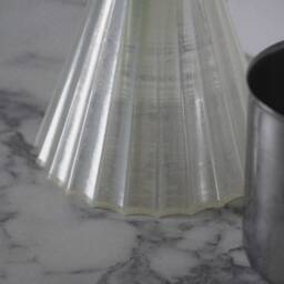 Vesa Vase Transparent, Glossy Waterproof Minimalist Modern Vases 3D Printed Made From Bioplastic - thumbnail 3