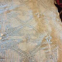 Floral Handmade Crochet Bedspread - thumbnail 2