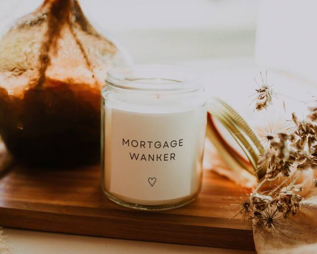 New Home Candle - First Gift For Couples Funny Joke Personalised - image 1
