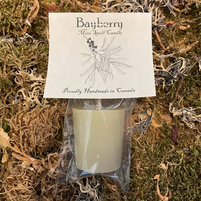 Bayberry Wax Prosperity Blessing Holiday Votive Candle - image 1
