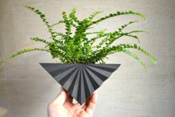 "Modern Triangle ""Fan Black"