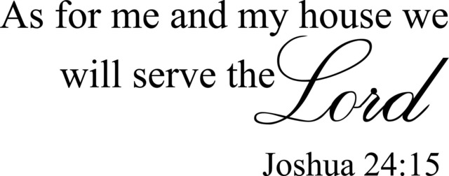As For Me & My House We Will Serve The Lord Printable Wall Art