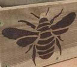Set Of 3 Upcycled Individual Garden Plant Pots - Choice Decorations Bees Flowers Butterflies - Free Delivery - thumbnail 3