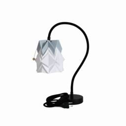 Table Lamp Kikyo With Flexible Cable & Small Paper Lampshade - thumbnail 4