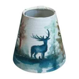 Wilderness Candle Clip Lampshade, Handmade Lampshades, Lamp Shade, On Lampshade - thumbnail 1