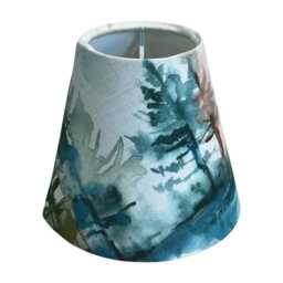 Wilderness Candle Clip Lampshade, Handmade Lampshades, Lamp Shade, On Lampshade - thumbnail 3