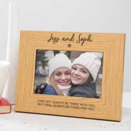 Personalised Engraved Best Friend Photo Frame - Friends Birthday Picture Bff Bestie Gift Galentines Day For Women - thumbnail 3