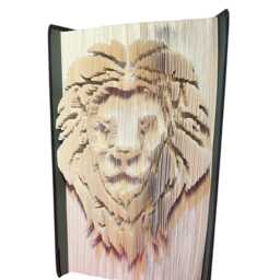 Lion Sculpture Book Art - thumbnail 4