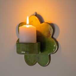 Wall Candle Holder Solace - Ceramic, Gift, Sconce, Zen, Hanging, Meditation, Cozy, D??cor, Present, Interior, For Her, Bedroom, Living Room - thumbnail 3