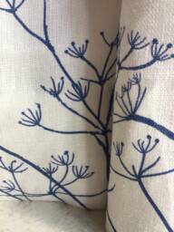 Sample Only - Curtains Made To Measure? Just Need Pole Length & Drop Quote Heath Night Blue Linen - thumbnail 1