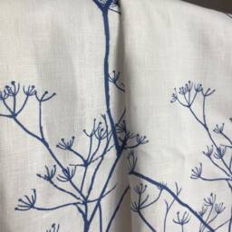 Sample Only - Curtains Made To Measure? Just Need Pole Length & Drop Quote Heath Night Blue Linen - thumbnail 2