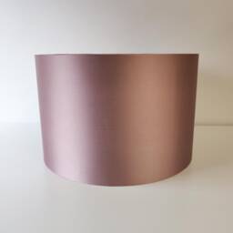 Light Pink Lampshade in Satin With White Lining - thumbnail 2