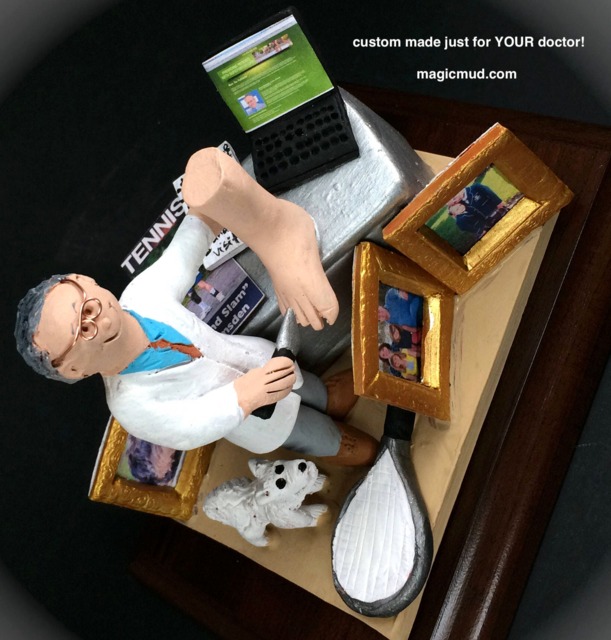 Personalized Podiatrist's Gift Figurine - Custom Made Foot Doctor Statue Podiatrist Graduation Gift Podiatry Surgeon's - image 1