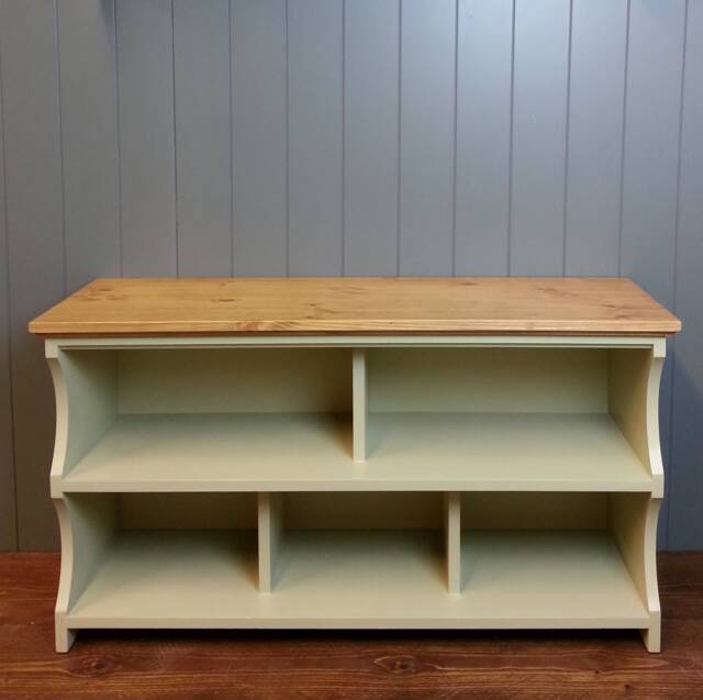 Shoe Rack Hall Shoe Bench With Storage Shelves & Compartments - image 1