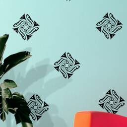 "Diy Wall Tile Decor Vinyl Decal Stickers - Ready To Apply 7""x7" - thumbnail 2