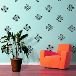 "Diy Wall Tile Decor Vinyl Decal Stickers - Ready To Apply 7""x7" - thumbnail 1