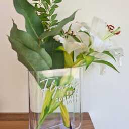 Book Vase Flower Gift Reading Lover Bunch Of Flowers Mothers Day For Her Nan Girlfriend Wife Unique - thumbnail 2