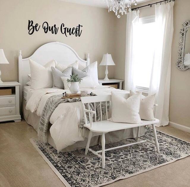 Be Our Guest Wood Sign Laser Cut Wooden Wall Decor - image 1