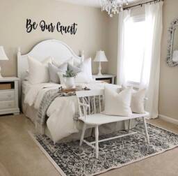 Be Our Guest Wood Sign Laser Cut Wooden Wall Decor - thumbnail 1
