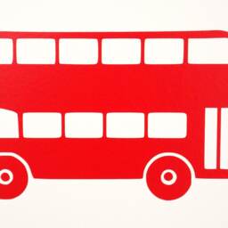 London Bus/Double Decker Vinyl Wall Art Decals/stickers - Various Colours & Sizes - thumbnail 3
