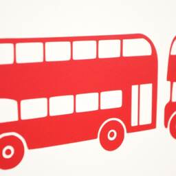 London Bus/Double Decker Vinyl Wall Art Decals/stickers - Various Colours & Sizes - thumbnail 2