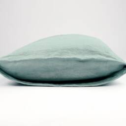 Linen Pillow Cover Greenery Soft-Washed Lithuanian - thumbnail 2