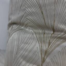 Art Deco Cushion Cover - Handmade Champagne Fan Pattern Pillow John Lewis Fabric Large Throw Glam Sofa Decor - thumbnail 3