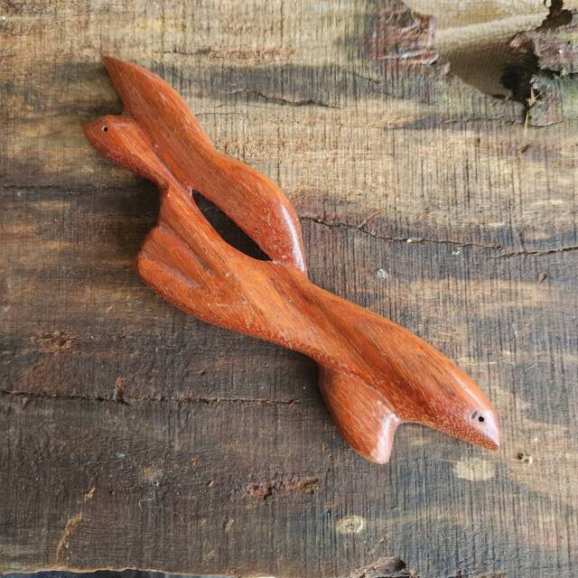 Wood Mezuzah Case , Dove Mezuzah, Hand Made From Israel - image 1