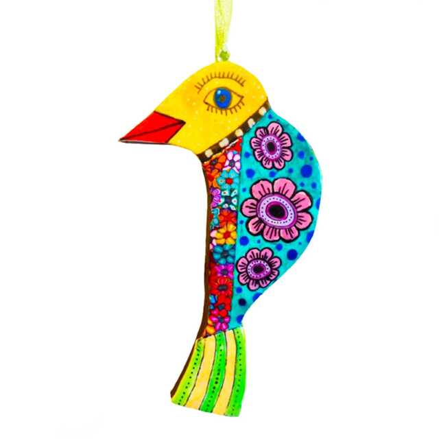 Handmade Bird Wall Hanging For A Serene Home Decor Vibe - Israeli Craftsmanship - image 1