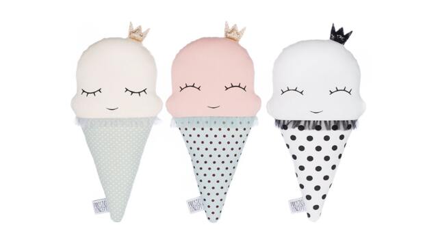 Ice Cream Pillow ~ Kids & Baby Baby Girl Nursery Decor Prostoconcept - image 1
