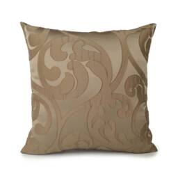 Light Tan & Pillow, Throw Pillow Cover, Decorative Covers, Cushion Toss Silk Blend Pillow, Floral Decor