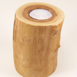Candle Holder-Tea Light Holder-Wood-Mountain Ash - thumbnail 4