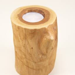 Candle Holder-Tea Light Holder-Wood-Mountain Ash - thumbnail 3