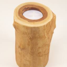 Candle Holder-Tea Light Holder-Wood-Mountain Ash - thumbnail 2