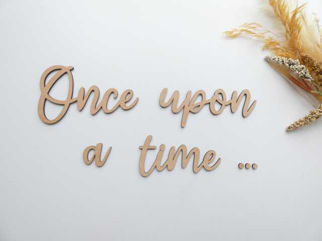 Once Upon A Time - Reading Corner Quotes Children's Bedroom Playroom Wall Art Accessory Nursery Decor Scandi Boho Decoration - image 1