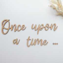 Once Upon A Time - Reading Corner Quotes Children's Bedroom Playroom Wall Art Accessory Nursery Decor Scandi Boho Decoration - thumbnail 2