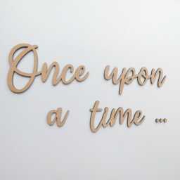 Once Upon A Time - Reading Corner Quotes Children's Bedroom Playroom Wall Art Accessory Nursery Decor Scandi Boho Decoration - thumbnail 3