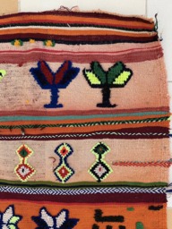 Vintage Moroccan Hanbel Rug, Flatwoven Berber Kilim