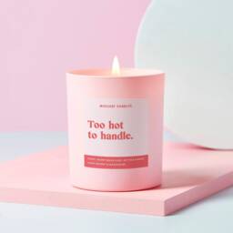 Funny Gift For Her Too Hot To Handle Friendship Soy Wax Candle - thumbnail 1