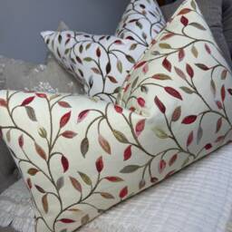 Leaf Design Cushion Cover 12x20 - thumbnail 3