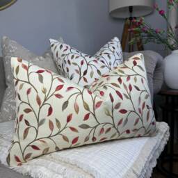 Leaf Design Cushion Cover 12x20 - thumbnail 2