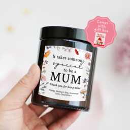 40Th Birthday Gift For Mum - Mother's Day From Daughter Son First New Personalized Candle