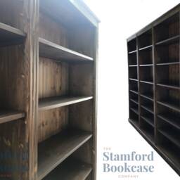 Solid Wood Adjustable Display Shelving Unit, 7Ft X 9Ft Library Bookcase - Pne-79 - thumbnail 2