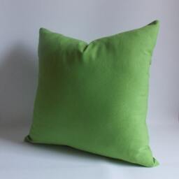 Green Cotton Canvas Pillow Cover 18 Inch Throw - thumbnail 3