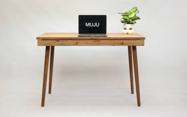 Beautiful Home Office Desks in Solid Wood & Hidden Drawer - image 1